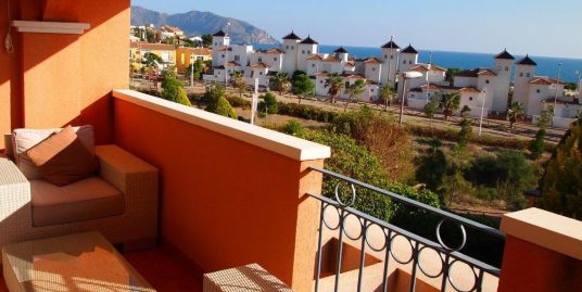 1202. VENDIDA – SOLD!!!  SUPERB APARTMENT GROUND FLOOR SEA VIEWS AND SOUTH FACING, GARDEN AND LARGE TERRACE POOL