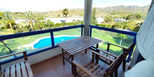 1124. APARTAMENTO PISCINA VISTAS AL MAR Y ASCENSOR. ISLA PLANA